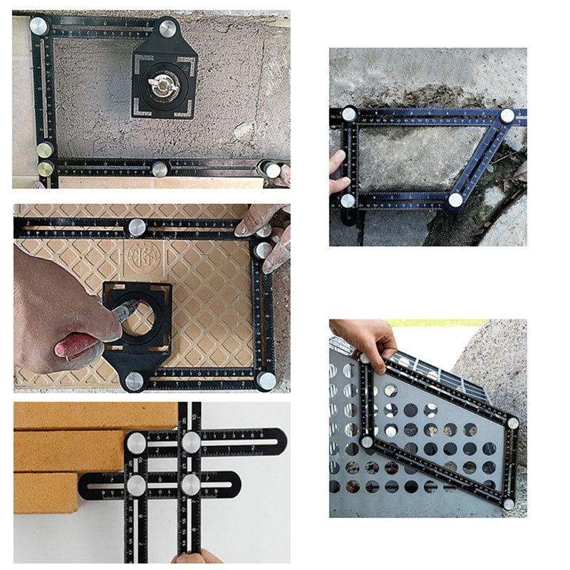 Règle de précision multi-angles